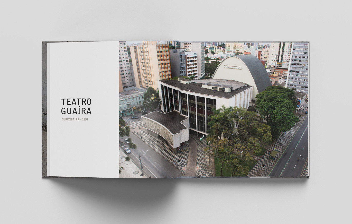 Página de abertura do projeto do Teatro Guaíra